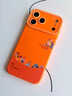 RVIXE瘋狂動(dòng)物城正版授權適用蘋(píng)果17手機殼新款iPhone17promax硅膠軟殼16pro高級感女款全包防摔帶掛繩 【星宇橙】 iPhone 17 Pro Max 曬單實(shí)拍圖