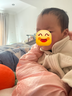贏(yíng)一貝（Yingyibei）男童休閑外套秋季嬰幼兒新款洋氣寶寶三合一軟殼秋冬小童兒童衣服 橘袖外套+內膽兩件套 100 曬單實(shí)拍圖