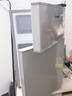 HYUNDAI（韓國現代）小冰箱迷你小型家用冷藏冷凍宿舍出租房辦公室雙開(kāi)門(mén)二門(mén)電冰箱節能省電 58L銀【日銷(xiāo)過(guò)百+租房必備】 曬單實(shí)拍圖