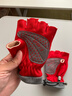 北極絨（Bejirog）兒童運動(dòng)半指手套男女童戶(hù)外騎自行車(chē)透氣單杠防滑防起繭輪滑耐磨 曬單實(shí)拍圖