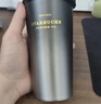 星巴克（Starbucks）杯子 咖啡寶藏系列 高顏值黑色不銹鋼保溫杯咖啡杯男女士送禮禮物 黑白漸變不銹鋼桌面杯430ml 曬單實(shí)拍圖