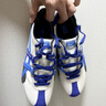 Onitsuka Tiger鬼塚虎新款男女款運動(dòng)休閑鞋  賽車(chē)風(fēng)休閑鞋 RUNSPARK 2.0 白色/藍色 42.5 曬單實(shí)拍圖