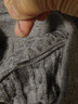 蕭遇（XIAOYU）2026年春秋冬季新款長(cháng)袖針織衫女士裝毛衣外套打底內搭洋氣上衣服 灰色 均碼 80-128斤 曬單實(shí)拍圖