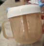 小土豆（potato）兒童水杯PP牛奶杯1-2-3歲以上寶寶直飲吸管兩用杯300ml 粉色 曬單實(shí)拍圖