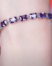 XUPING旭平首飾方糖手鏈 貴族紫女生日常百搭送生日禮物X001179895 手鏈 約16+2cm 曬單實(shí)拍圖