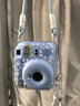 【mini12透明外殼】instax水晶殼拍立得硬殼相機保護殼殼子鏈條潮 藍白短+貝殼星星掛繩+貝殼貼紙+Mini12透明殼 曬單實(shí)拍圖