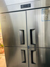 澳柯瑪（AUCMA）928升四開(kāi)門(mén)商用冰箱不銹鋼冰柜飯店廚房冷柜四門(mén)六門(mén)全冷凍純銅管 -22℃低溫速凍 VFS-928D4,XJ  曬單實(shí)拍圖