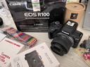 佳能（Canon）r100微單相機 4K數碼高清旅游vlog視頻 R100學(xué)生入門(mén)級微單 R100 18-45 STM套機【日常熱款】 套餐一【含128G卡 攝影包 電池 vlog套裝】 曬單實(shí)拍圖