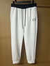 丹頓赫本高端品牌男士休閑褲春夏新款時(shí)尚潮流撞色拼接太空棉運動(dòng)小腳褲子 白色 薄款 M 【建議105-125斤】 曬單實(shí)拍圖