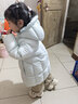 笛莎（DEESHA）女童羽絨服2025冬新款三防保暖中長(cháng)款羽絨外套童裝女寶寶衣服 粉藍色 120 曬單實(shí)拍圖
