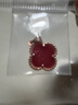 胖東來(lái)同款18k玫瑰金吊墜簡(jiǎn)約彩金項墜項鏈墜子配飾品 玫瑰金色/紅瑪瑙吊墜(無(wú)鏈) 曬單實(shí)拍圖