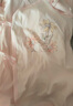 全棉時(shí)代新生嬰兒睡衣春秋抗菌風(fēng)柔棉和尚服連體衣服和袍花園物語(yǔ)白66碼 曬單實(shí)拍圖