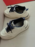 回力(Warrior)男鞋休閑板鞋子男款皮面男士小白鞋2939 米/藍42 曬單實(shí)拍圖