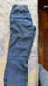 現貨松緊腰薄款冰絲牛仔褲女款2026高腰顯瘦夏季哈倫褲九分褲t 藍色(薄款) 九分褲 34 (建議160-170斤) 曬單實(shí)拍圖