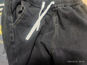 頂峰保羅（Dingfengbaoluo）男士牛仔褲春夏季復古休閑直筒簡(jiǎn)約寬松百搭闊腿長(cháng)褲SSD89黑灰3XL 曬單實(shí)拍圖