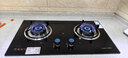 榮事達燃氣灶天然氣家用一級能效液化氣煤氣灶雙灶臺嵌入式臺式兩用灶具 鋼化玻璃 熄火保護+童鎖保護 天然氣 曬單實(shí)拍圖