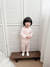 荊鑰兒嬰兒長(cháng)袖長(cháng)褲睡衣分體套裝薄款莫代爾家居服春夏季寶寶衣服空調服 粉色 80 cm 建議18-22斤 曬單實(shí)拍圖