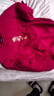 真維斯（Jeanswest）紅色衛衣男女款2026新款騏驥紅馬年本命年衣服秋冬款加絨上衣外套 曬單實(shí)拍圖