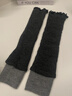 復古費爾島襪套女堆堆襪顯瘦加厚保暖女士小腿襪秋冬季搭配打底褲 深灰 均碼 (35-40) 曬單實(shí)拍圖