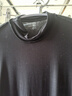 金三塔打底衫女真絲桑蠶絲莫代爾氨綸純色圓領(lǐng)打底上衣肌底衣 黑色 M 曬單實(shí)拍圖