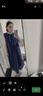 無(wú)印良品 MUJI 女式強捻無(wú)袖連衣裙女裝連身裙子夏季純棉全棉長(cháng)裙BC2JNC4S 藏青色 S (155/80A) 曬單實(shí)拍圖