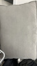 南極人（Nanjiren）床頭靠墊靠背軟包沙發(fā)腰靠枕護背腰枕可拆洗靠背輕奢純色組合兩用 面包塊-淺灰色【柔軟舒適 支撐力強】 75cm*50cm*15cm 含枕芯 單獨一只 曬單實(shí)拍圖