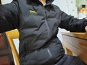 JEEP吉普羽絨服男冬季短款休閑立領(lǐng)外套潮流保暖衣服男裝 黑色 L 曬單實(shí)拍圖