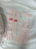貝因美（Beingmate）嬰兒長(cháng)筒襪新生兒襪子春季寶寶過(guò)膝襪男女童透氣無(wú)骨兒童高筒襪子 曬單實(shí)拍圖