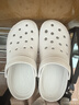 駱駝（CAMEL）洞洞鞋女清爽鏤空兩穿厚底沙灘涼拖鞋 L25M071024 米白 35  曬單實(shí)拍圖