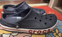 卡駱馳（CROCS）洞洞鞋貝雅卡駱班輕便耐磨一腳蹬休閑鞋|205089 深藍/辣椒紅-4CC 41 /42(260mm) 曬單實(shí)拍圖