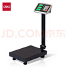 得力（deli）充電臺秤電子秤商用高精度落地賣(mài)菜電子稱(chēng)貨物磅秤計價(jià)大型工業(yè)用計數快遞秤 TE923 曬單實(shí)拍圖