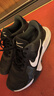 耐克（NIKE）男子籃球鞋IMPACT緩震氣墊低幫運動(dòng)鞋DM1124-001黑白42.5 曬單實(shí)拍圖