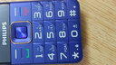飛利浦（PHILIPS）E568A 寶石藍 移動(dòng)聯(lián)通電信4G全網(wǎng)通 老年人手機智能 超長(cháng)待機兒童功能學(xué)生手機 大字大聲直板按鍵 曬單實(shí)拍圖