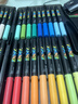 恩米enmy36色小黑盒直液式丙烯馬克筆軟頭可控墨彩色小學(xué)生美術(shù)美育高覆蓋不透色水彩筆開(kāi)學(xué)必備 曬單實(shí)拍圖