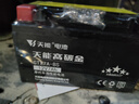天能摩托車(chē)電瓶YTX7A迅鷹麗鷹125女士踏板電池12V7ah海王星喜之星悅星 曬單實(shí)拍圖