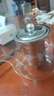 沁心茶壺套裝玻璃家用煮泡茶耐熱加厚耐高溫燒水壺茶水分離養生壺 沁心鋼漏壺600ML+2耐熱杯100ML 曬單實(shí)拍圖