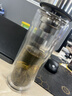 富光玻璃杯雙層 帶茶隔大容量隔熱茶杯高檔商務(wù)泡茶車(chē)載水杯透明杯子 曬單實(shí)拍圖