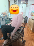 【發(fā)京東物流】老人代步手推車(chē)可坐折疊助步購物老年防摔便攜椅子 【免安裝】帶腳踏助行車(chē)-酒紅色-D1 曬單實(shí)拍圖