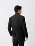 報喜鳥(niǎo)西服套裝男裝【吳磊明星同款】ONE系列商務(wù)羊毛抗皺易打理西裝 黑色 50 B(180/104) /請備注腰圍或褲子 曬單實(shí)拍圖