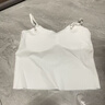 都市麗人冰絲吊帶背心女內搭四季文胸一體帶胸墊純色打底美背內衣外穿上衣 曬單實(shí)拍圖
