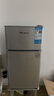 華寶小冰箱小型家用出租房用冷藏冷凍兩用一級能效節能省電迷你宿舍寢室辦公室二門(mén)電冰箱 【一級能效】68L銀色【全國聯(lián)?！?曬單實(shí)拍圖