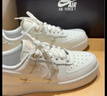 耐克NIKE女空軍一號AF1 運動(dòng)鞋FV3654-111帆白39 曬單實(shí)拍圖