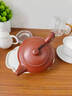 宜興紫砂茶壺大容量單壺大號泡茶壺球孔功夫茶具套裝家用西施壺 大紅袍-發(fā)財壺 400ml 曬單實(shí)拍圖
