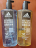 阿迪達斯（adidas）男士沐浴露洗發(fā)水洗面奶三效合一 游泳去氯清涼止癢 征服熱情1.2L 曬單實(shí)拍圖