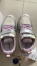 ABC KIDS兒童板鞋秋季童鞋女童中大童低幫休閑運動(dòng)鞋3536米/灰紫35 曬單實(shí)拍圖