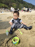 甜甜仔兒童涉水服連體趕海玩水玩沙捉魚(yú)男女童下水褲幼兒園小學(xué)生防水服 曬單實(shí)拍圖