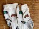 尼多熊寶寶襪子夏季棉襪嬰兒透氣網(wǎng)眼襪兒童襪男童松口襪 曬單實(shí)拍圖