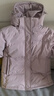 雅鹿蓄熱短款羽絨服女2025年新款時(shí)尚休閑寬松小個(gè)子保暖時(shí)尚羽絨外套 香芋紫 M (160) 【建議110-125斤】 曬單實(shí)拍圖