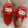 粵草搞怪小惡魔涼拖鞋2026新款本命年男可外穿厚底女夏季可愛(ài)室內情侶 紅色【亞比小惡魔】本命年專(zhuān)屬 36-37 【偏小一碼】 曬單實(shí)拍圖