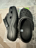 卡駱馳（CROCS）貝雅云彩女士洞洞鞋休閑鞋|208186 黑色-001    39 (250mm)   曬單實(shí)拍圖